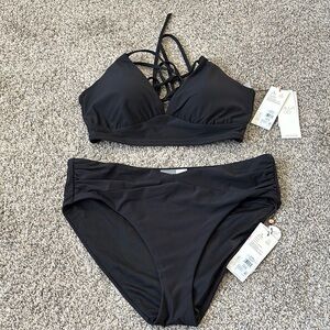 CALIA by Carrie Underwood Black Bikini Set
